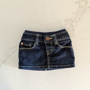 Baby mini denim skirt